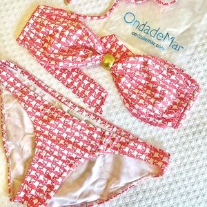 Onda de Mar swim suit - 2 piece strapless bikini